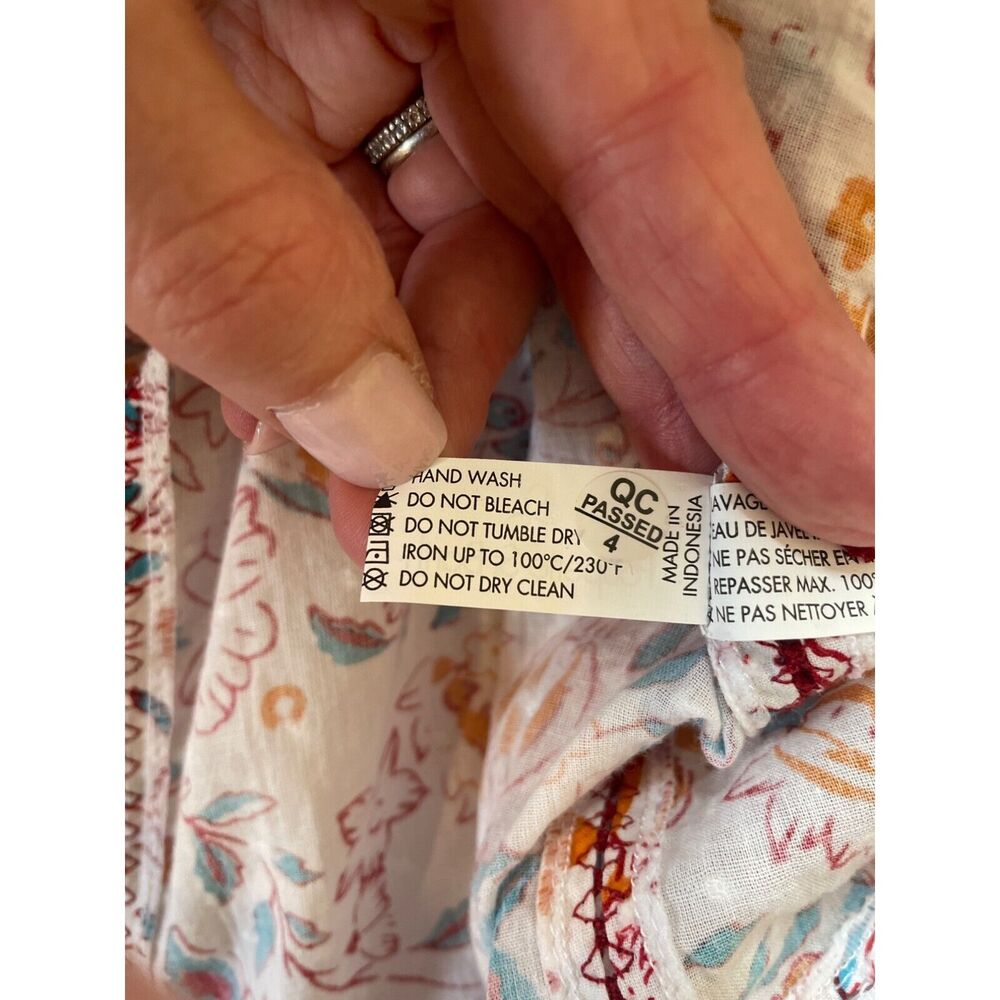 Poupette St Barth Carine Maxi Dress S Floral Halter Tiered Pockets Cottagecore - Picture 16 of 16